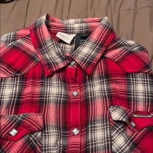 Women’s Harley Davidsons Xl long sleeve snap shirt